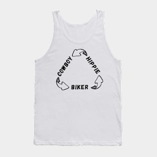 Cowboy Hippie Biker Tank Top